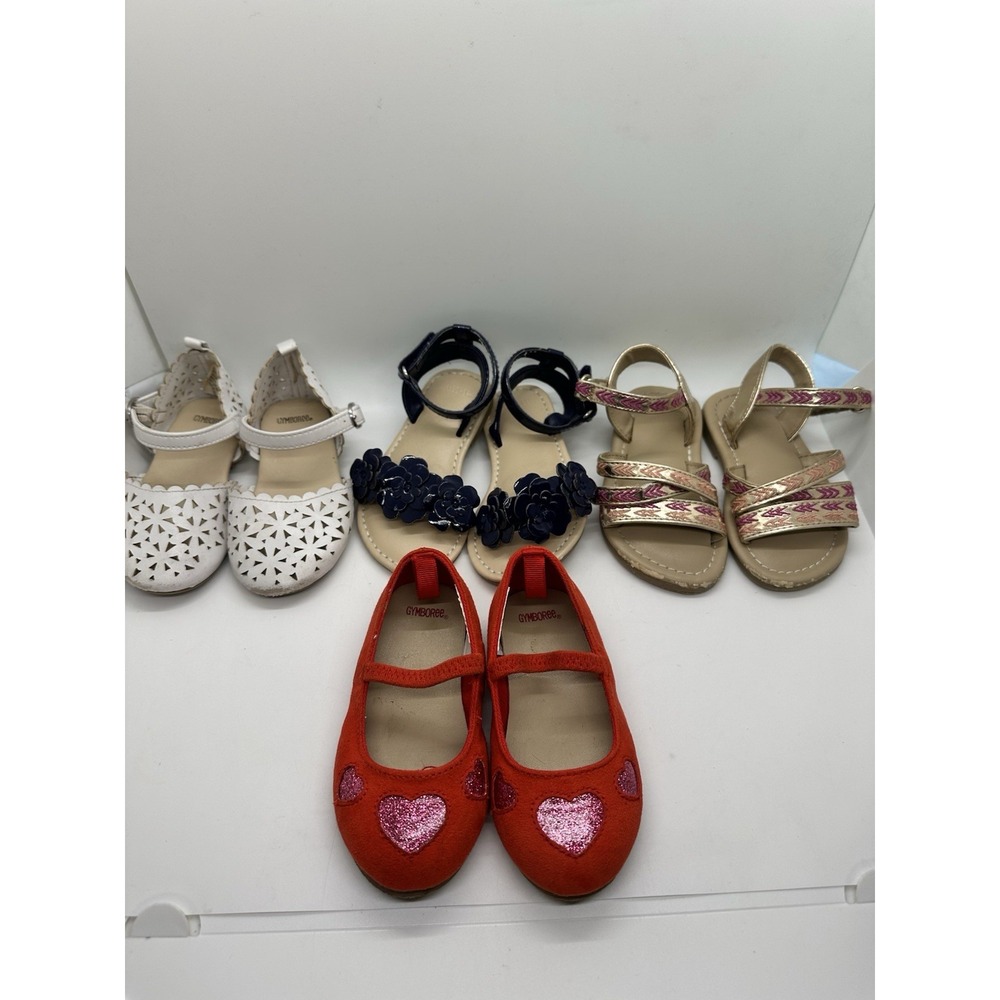 Large Lot Of Gymboree Baby Girl Shoes Size 5‎